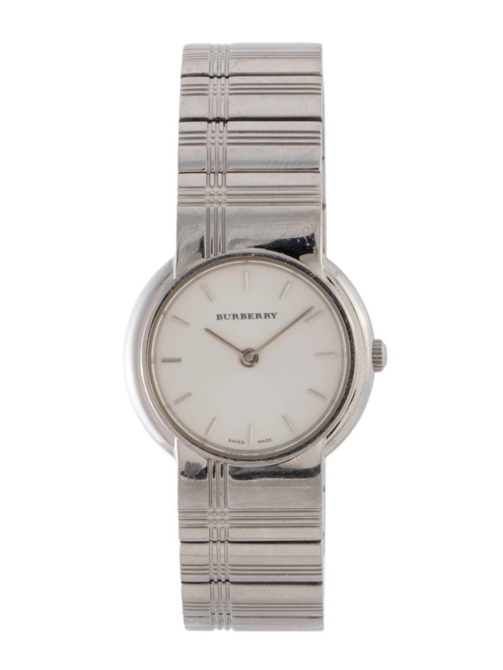 Burberry authentic women stainless steel the city watch. BU-6001